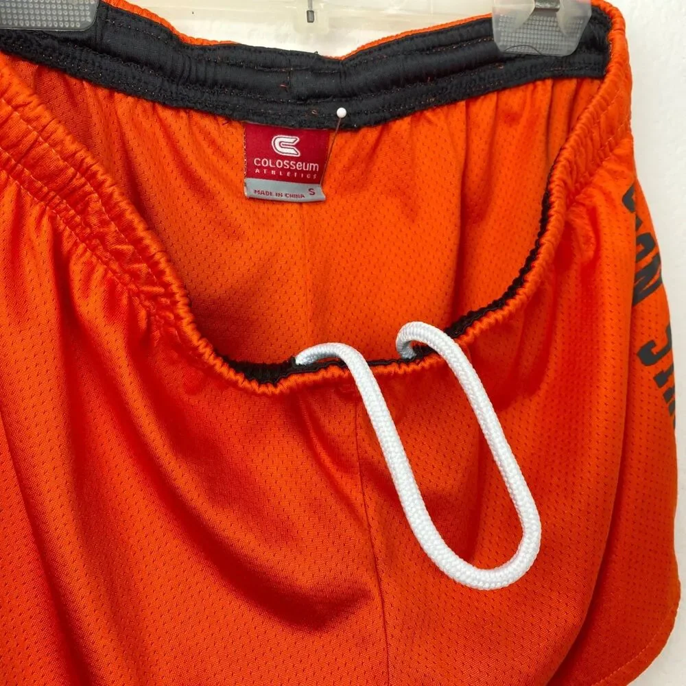 Womens Oregon State University Beavers Orange Shorts Small Sports Colosseum